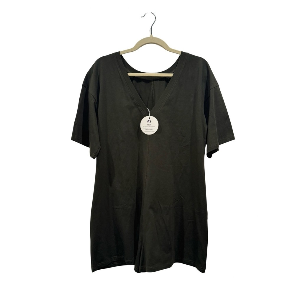 🍃🐍  Romper Tee in Dark‎ Olive Green NWT 🐍🍃